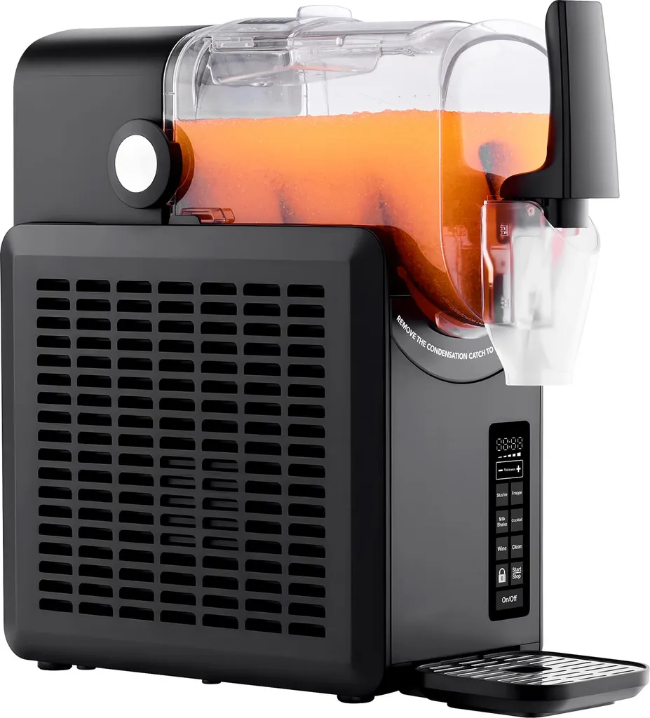 SucceBuy Slush Machine 2.6 L, Beverage Maker with 5 Preset Programs, Margarita Mixer with Self-Cleaning Function, for Frozen Drinks, Frappés and Milkshakes
