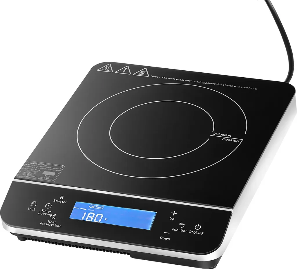 SucceBuy Portable Induction Hob – 2200 W power, 9 temperature settings, compact and versatile