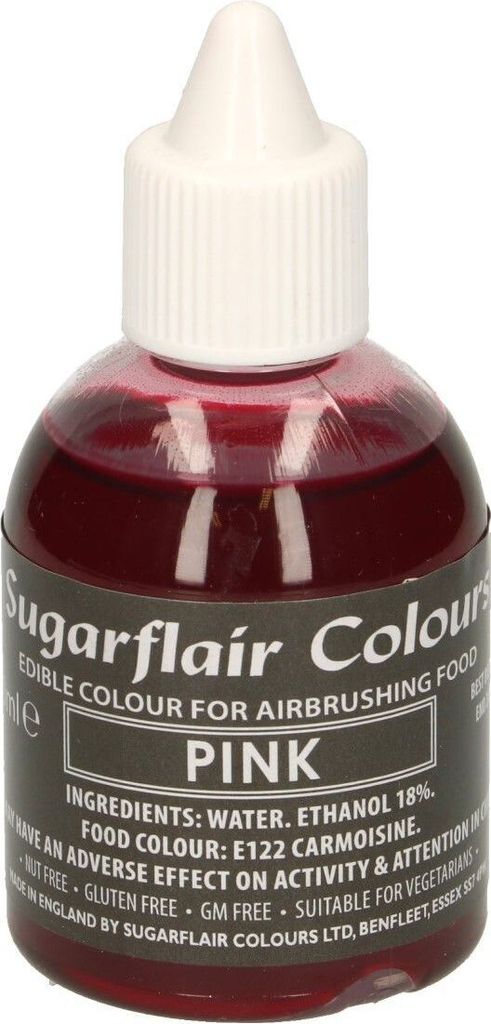 Sugarflair Airbrush Food Coloring Pink 60ml