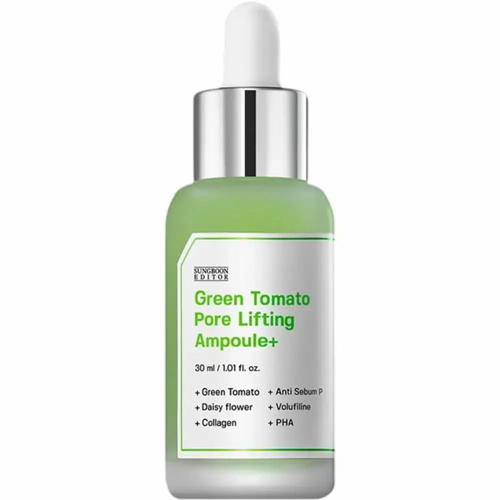 SUNGBOON EDITOR Green Tomato Pore Lifting Ampoule Facial Serum 30 ml