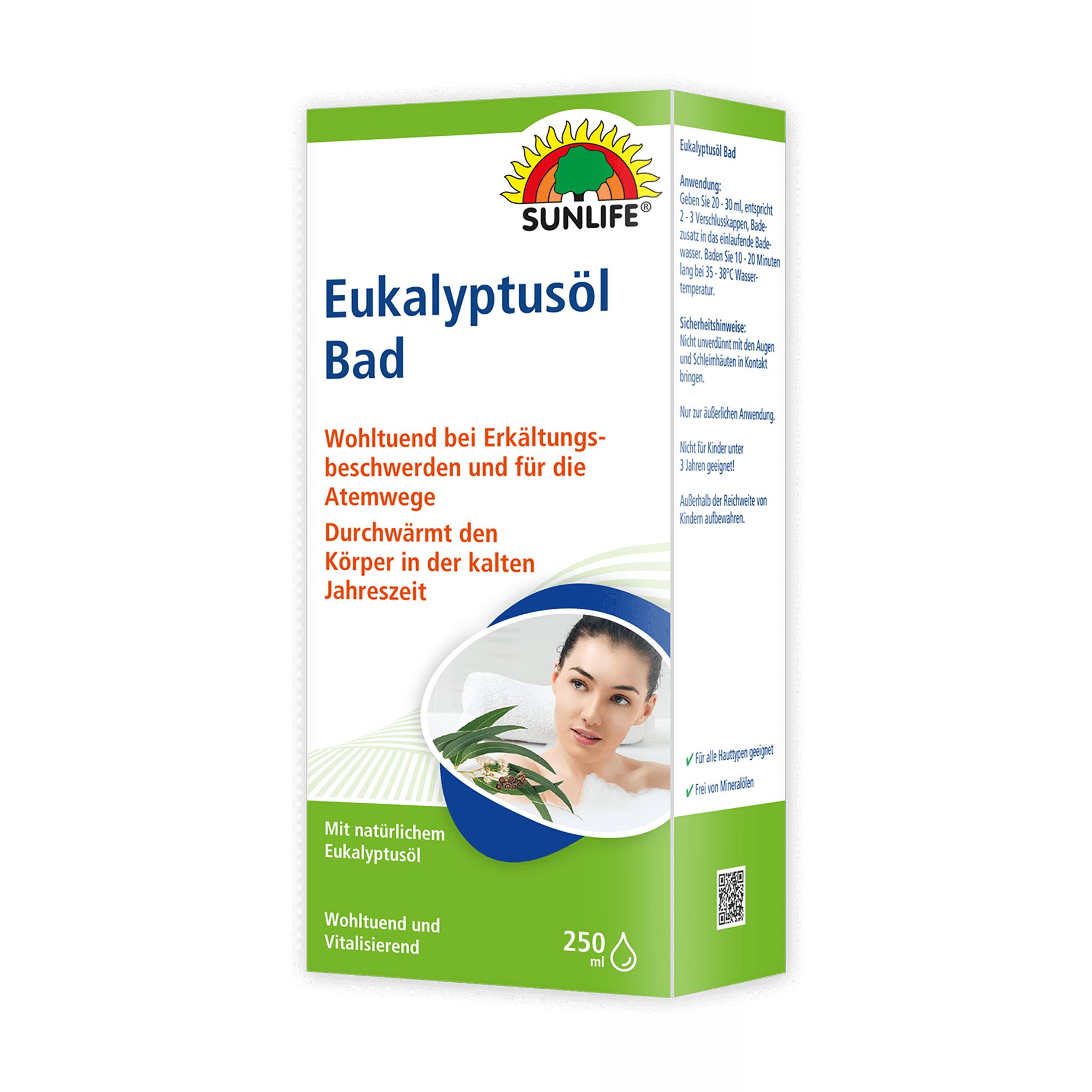 SUNLIFE® eucalyptus oil bath 250 ml