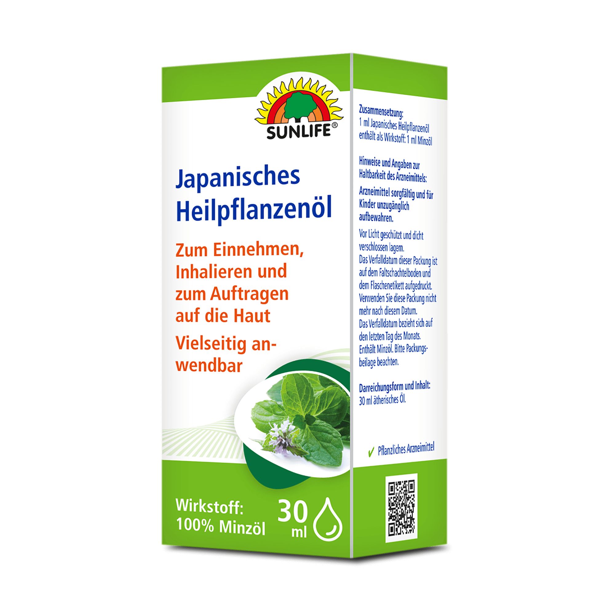 SUNLIFE® Japanese medicinal plant oil 30 ml