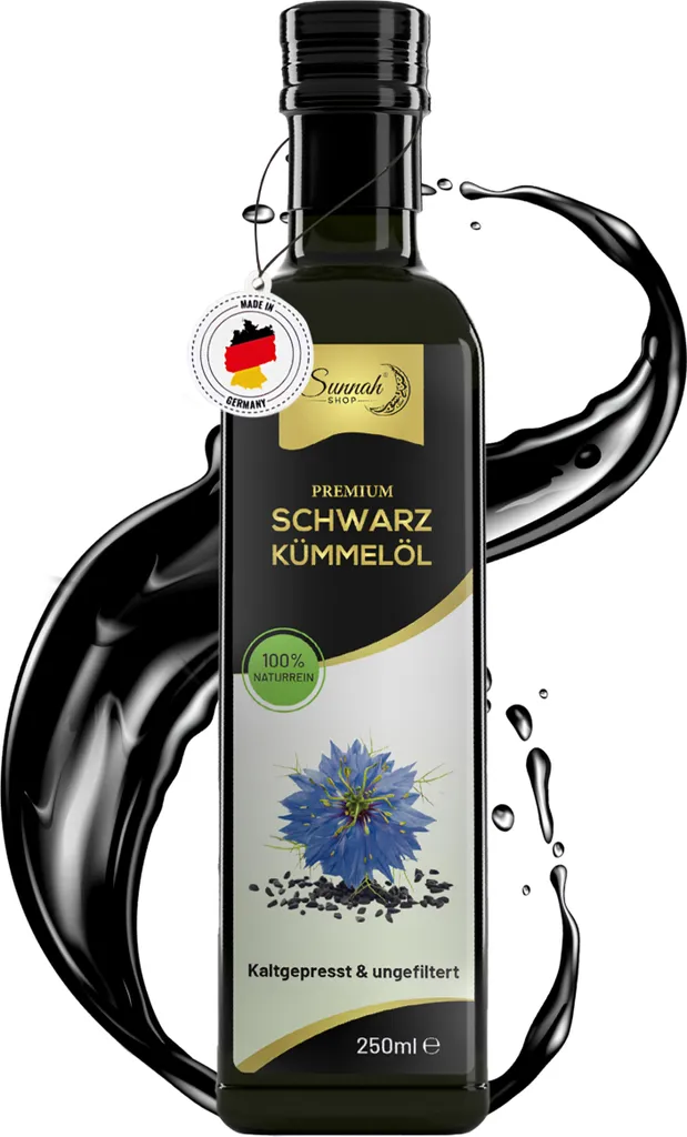 Sunnah-shop Sunnah Shop® Black Seed Oil 100 ml unfiltered & cold-pressed | Black seed oil | 100% natural