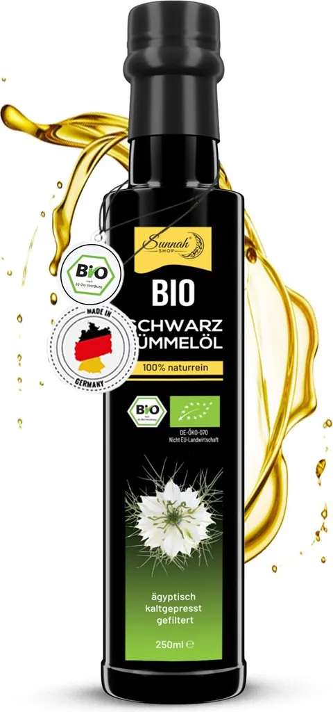 Sunnah-shop Sunnah Shop®Black Seed Oil filtered Cold Pressed 100ml - Black Seed Oil Organic - 100% pure from Egyptian Nigella Sativa