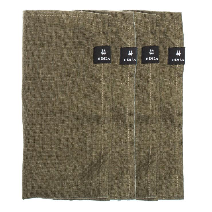 himla Sunshine Linen Napkins 4-Pack