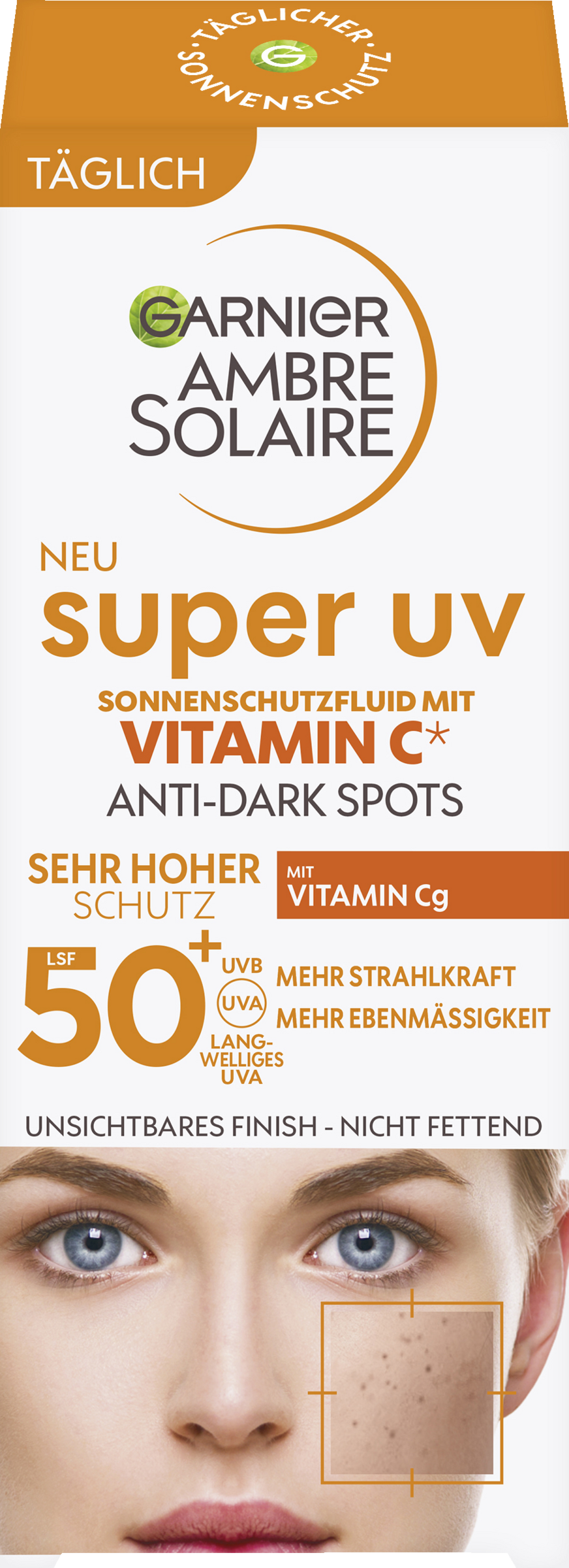 Garnier  Ambre Solaire Super UV sun protection fluid anti-dark spots SPF 50+