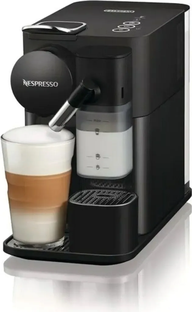 DOTMALL DeLonghi EN510.B Super Automatic Coffee Machine, Black, 1400 W, 19 bar, 1 L