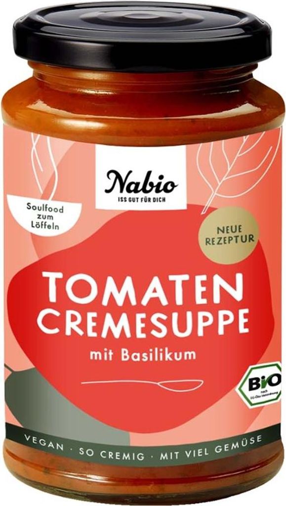 Nabio Soup in a glass - Tomato cream soup 375ml