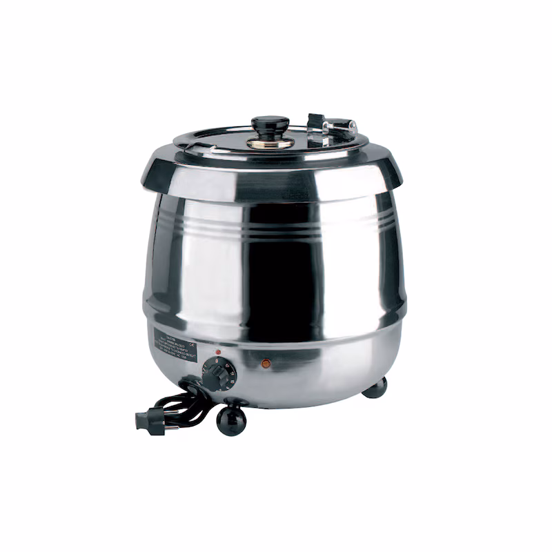 LACOR Soup and food warmer, stainless steel, 10 liters, 400-475W