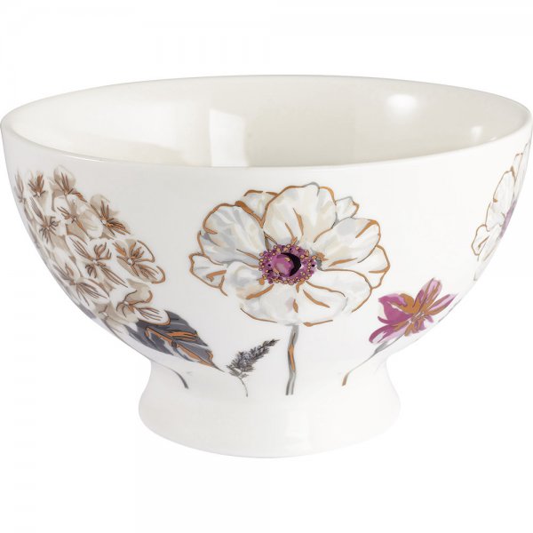 Lillith White-Gold soup bowl (15cm) by Greengate