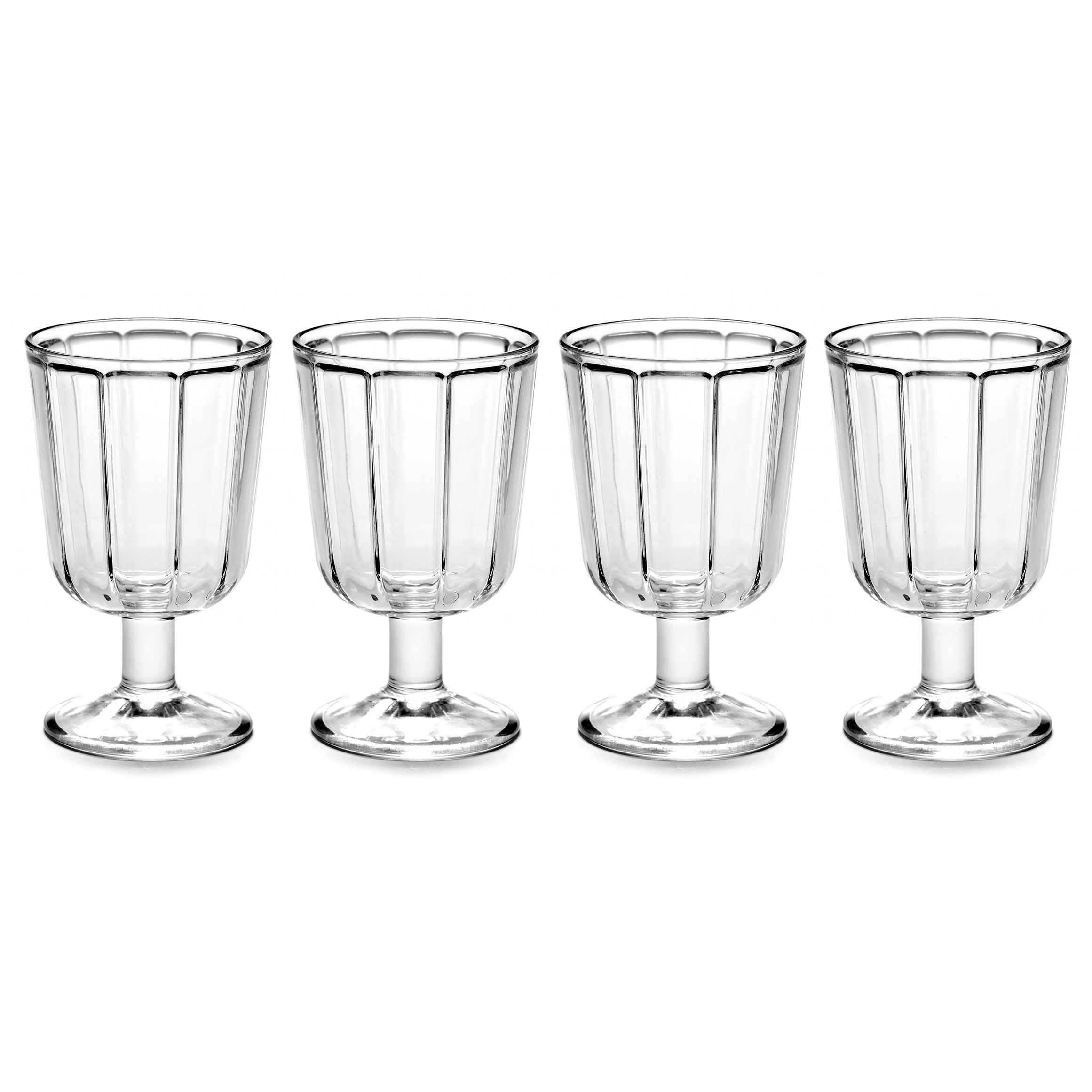 Serax Surface White Wine Glass 18cl 4-Pack