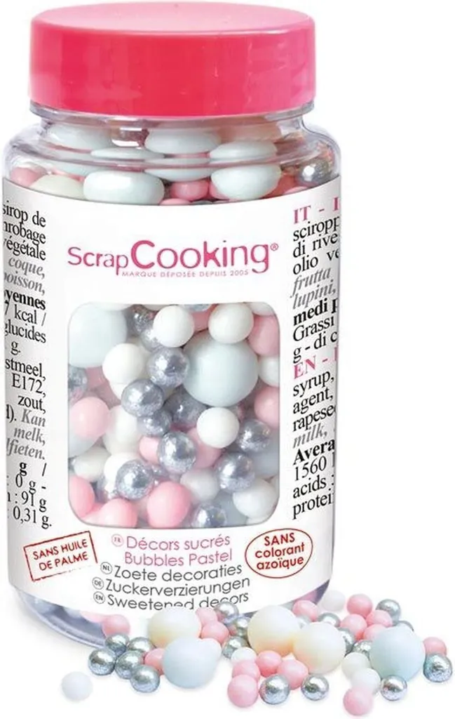 ScrapCooking Sweet decorations, pastel balls, 140 g