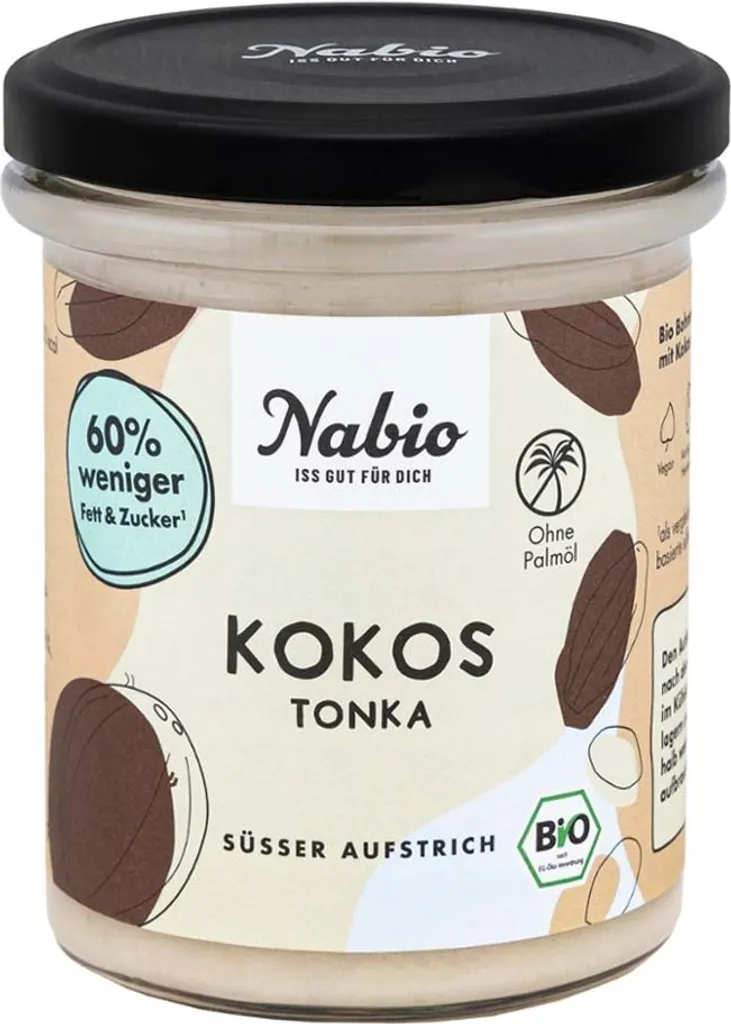 Nabio Sweet spread - Coconut Tonka bean 175g