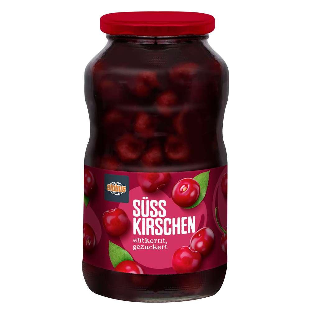 GLOBUS Sweet cherries, pitted, sugared