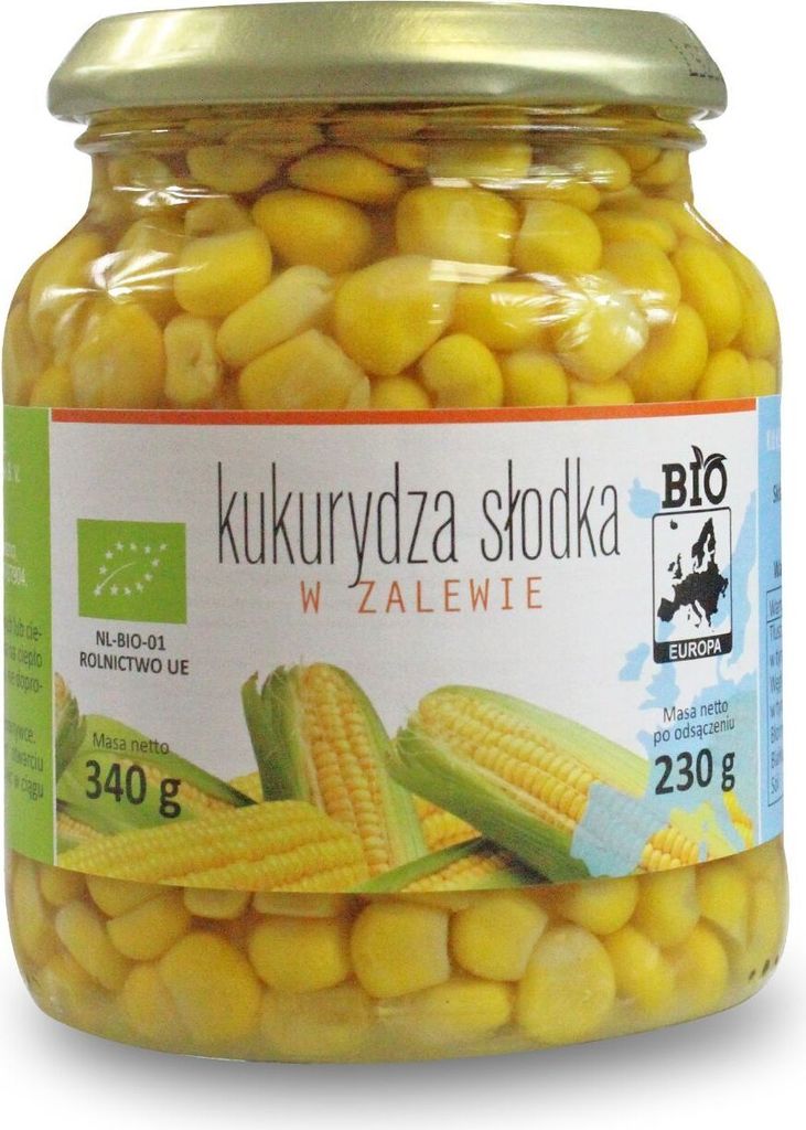 Biogo SWEET CORN INMARINET 340 g (230 g) (JAR) -PLANET