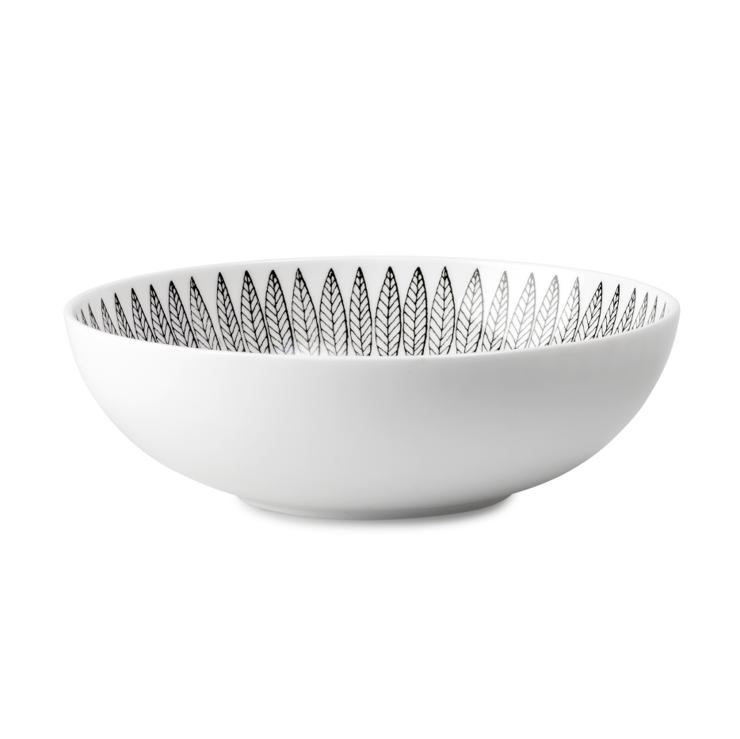 gustavsbergs-porslinsfabrik Svart Salix Shell 17Cm