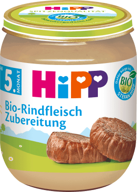 HiPP Preparation of organic beef from the 5th month, 125 g