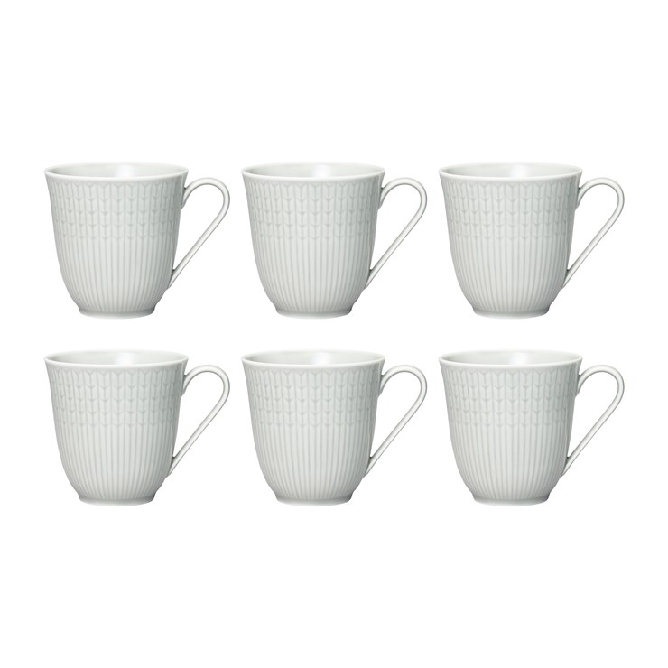 rorstrand Swedish Grace Cup Small Pack of 6 Mist (Grey)