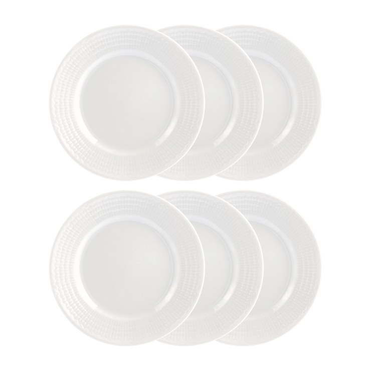 rorstrand Swedish Grace Plates 17cm Pack of 6 White