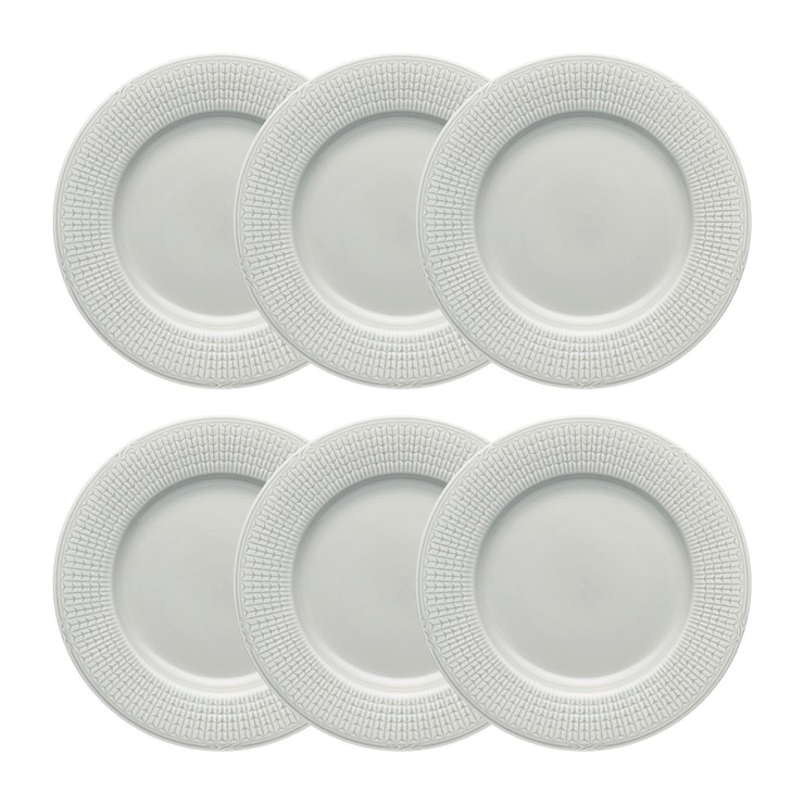 rorstrand Swedish Grace plates Ø24cm pack of 6 fog (gray)
