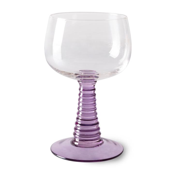 hk-living Swirl wine glass high