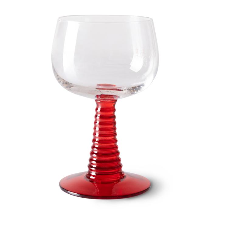 hk-living Swirl wine glass high