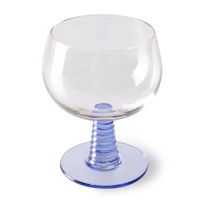 hk-living Swirl wine glass low