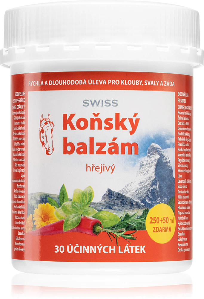 Swiss+ Swiss Horse balm Warm Aromatic massage balm