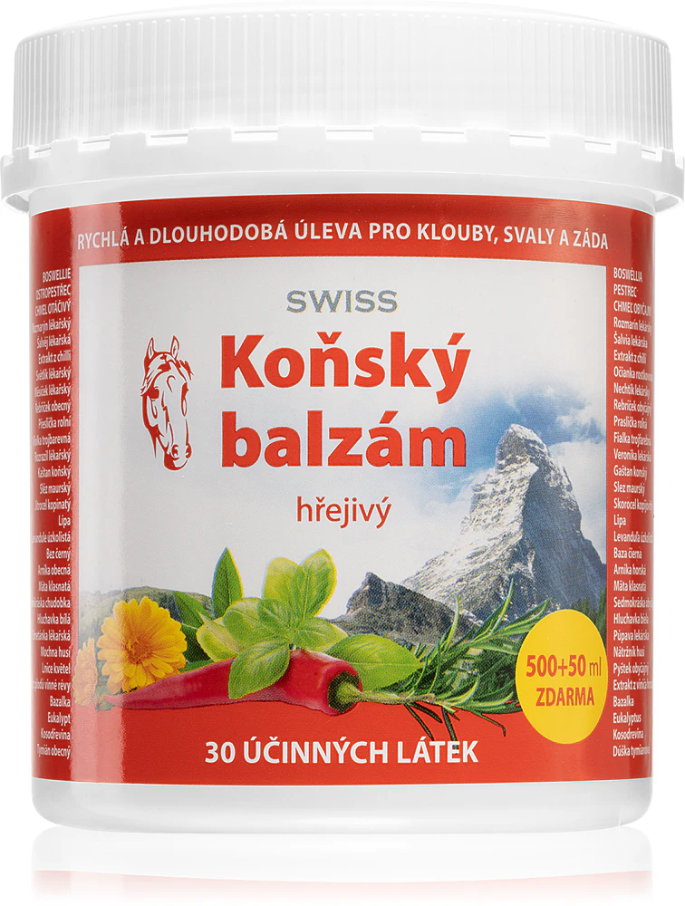 Swiss+ Swiss Horse balm Warm Gel with a warming effect