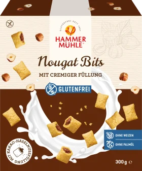 Hammermühle Nougat Bits, gluten free, 300 g