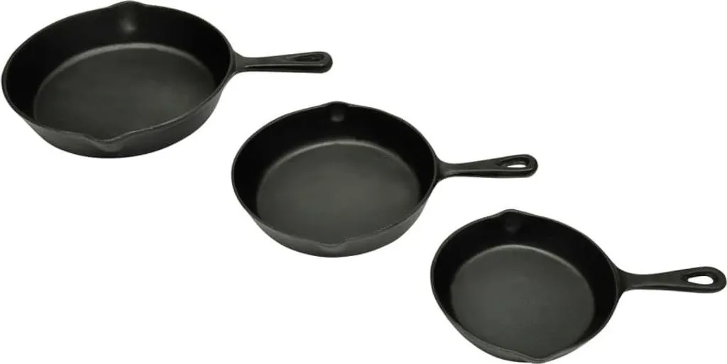 SYFAX™ 3-piece Cast Iron Steak Pan Set