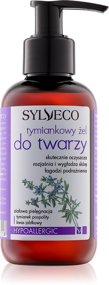 Sylveco Face Care Thyme soothing cleansing gel for the face