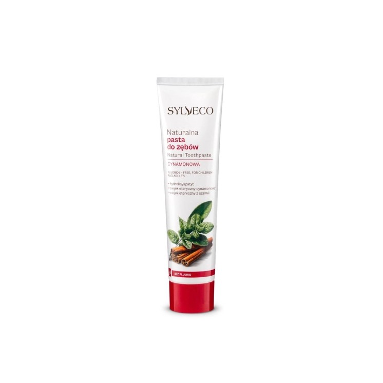 Sylveco naturalna pasta with zębów cynamonowa bez fluoru 100 ml