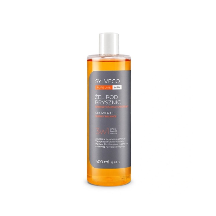 Sylveco Pure Line Men 3in1 Energizing and Soothing Shower Gel 400 ml