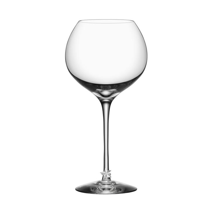Orrefors Symbols Star Wine Glass