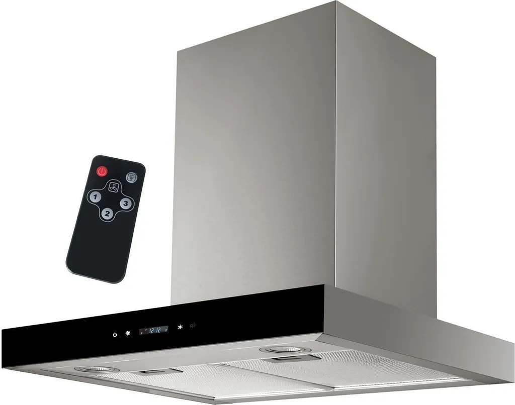 Syntrox Germany extractor hood 60 cm 619 m3/h with remote control stainless steel