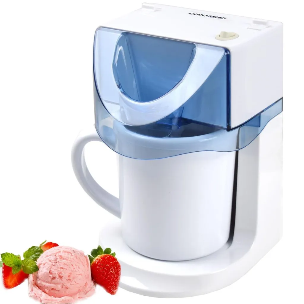 Syntrox Germany Ice Cream Machine Plurium 3 in 1 Ice Cream Maker 0.5L White