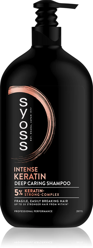 Syoss Intense Keratin Shampoo with keratin against brittle hair 750 ml