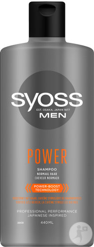 Syoss Men Power Shampoo Normal Hair 440ml