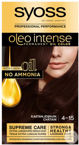 Syoss Oleo Intense Hair Color For Auburn Hair 4-15 1 Kit