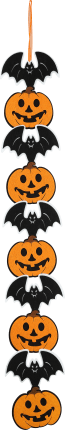 Dekorieren & Einrichten Decorate & Furnish Felt Hanger, Pumpkin & Bat, 1 pc