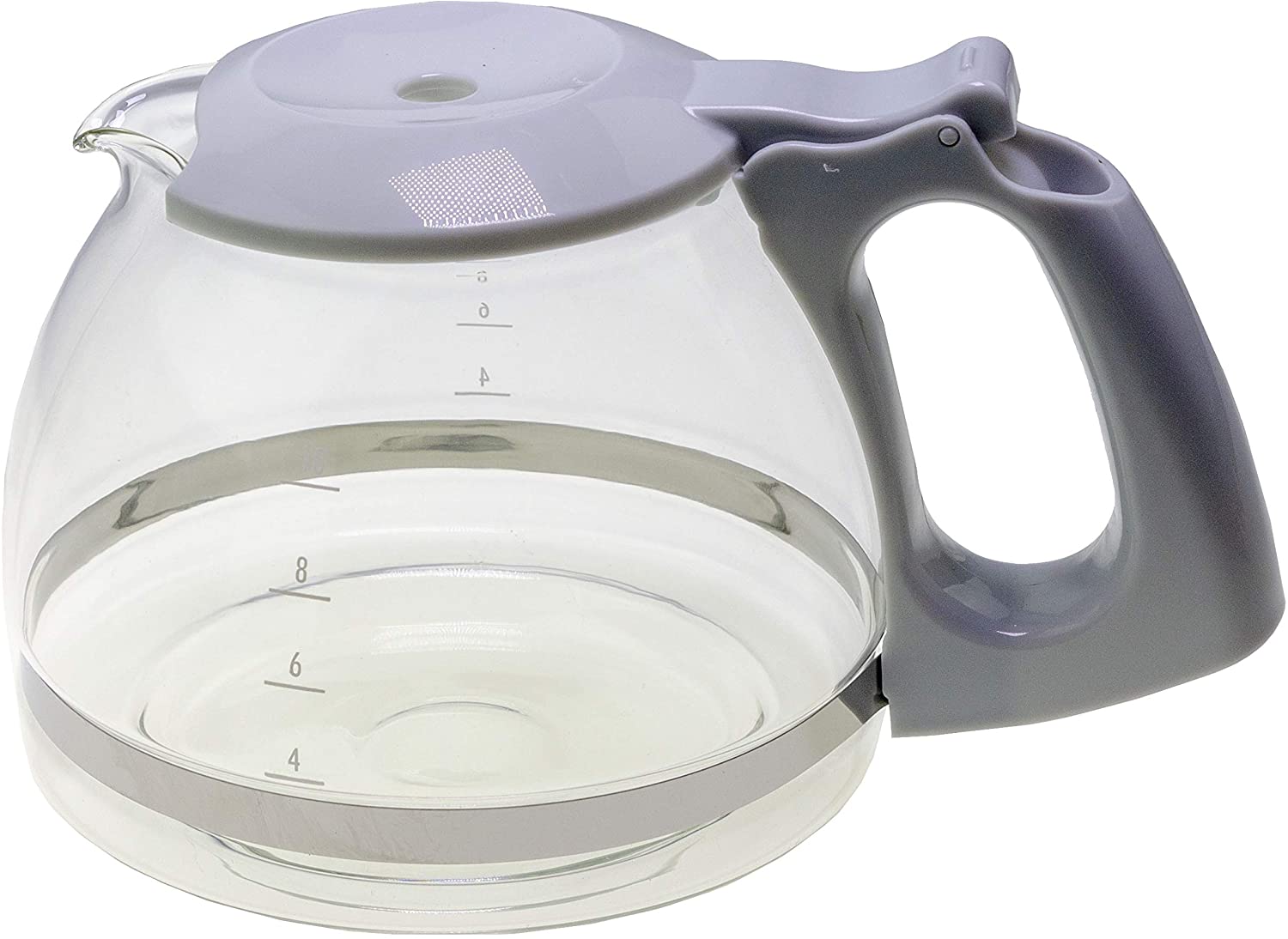 Replacement Glass Jug SX1000 Compatible with DeLonghi ICM2, ICM4 Coffee Mak