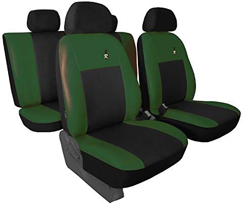Pokter \'CUSTOMISED Caddy. Car Seat Cover Set – \"Road Green