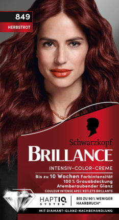 Schwarzkopf Brillance Hair color 849 Herbstrot, 1 ST