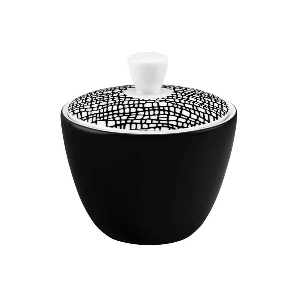 Seltmann Weiden Seltmann Life Fashion Glamorous Sugar Bowl 0.26 L Black 1 Piece