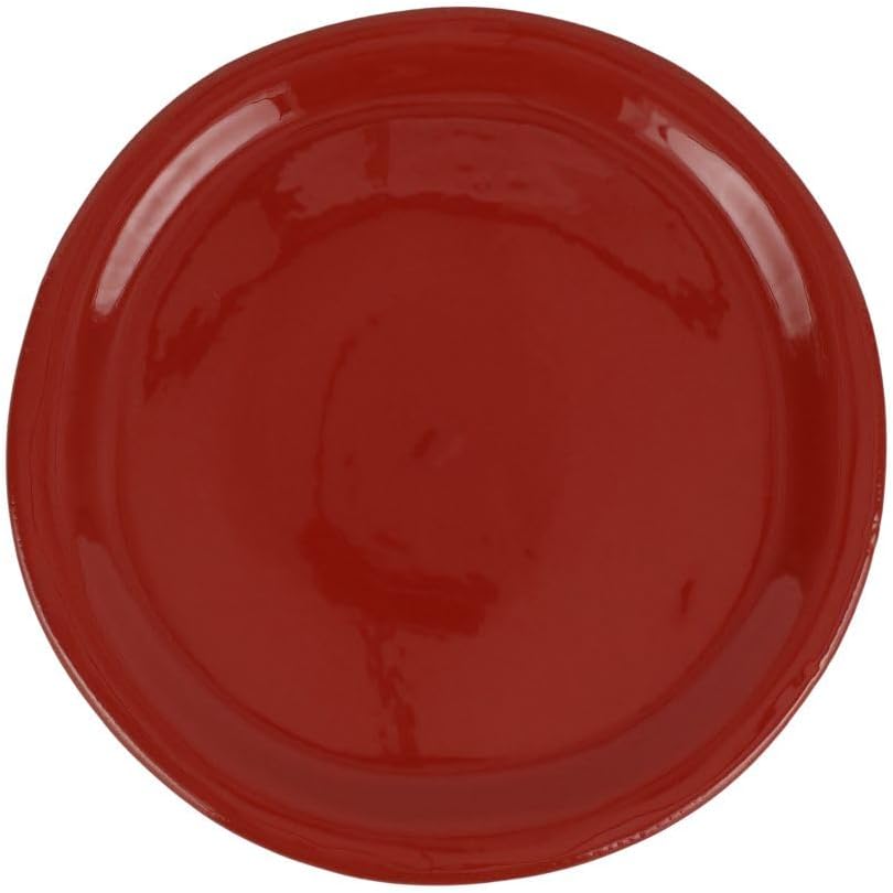 Vietri Cucina Fresca Dinner Plate Handmade Terracotta Ceramic Elegant Tableware 26.7 cm Pepper