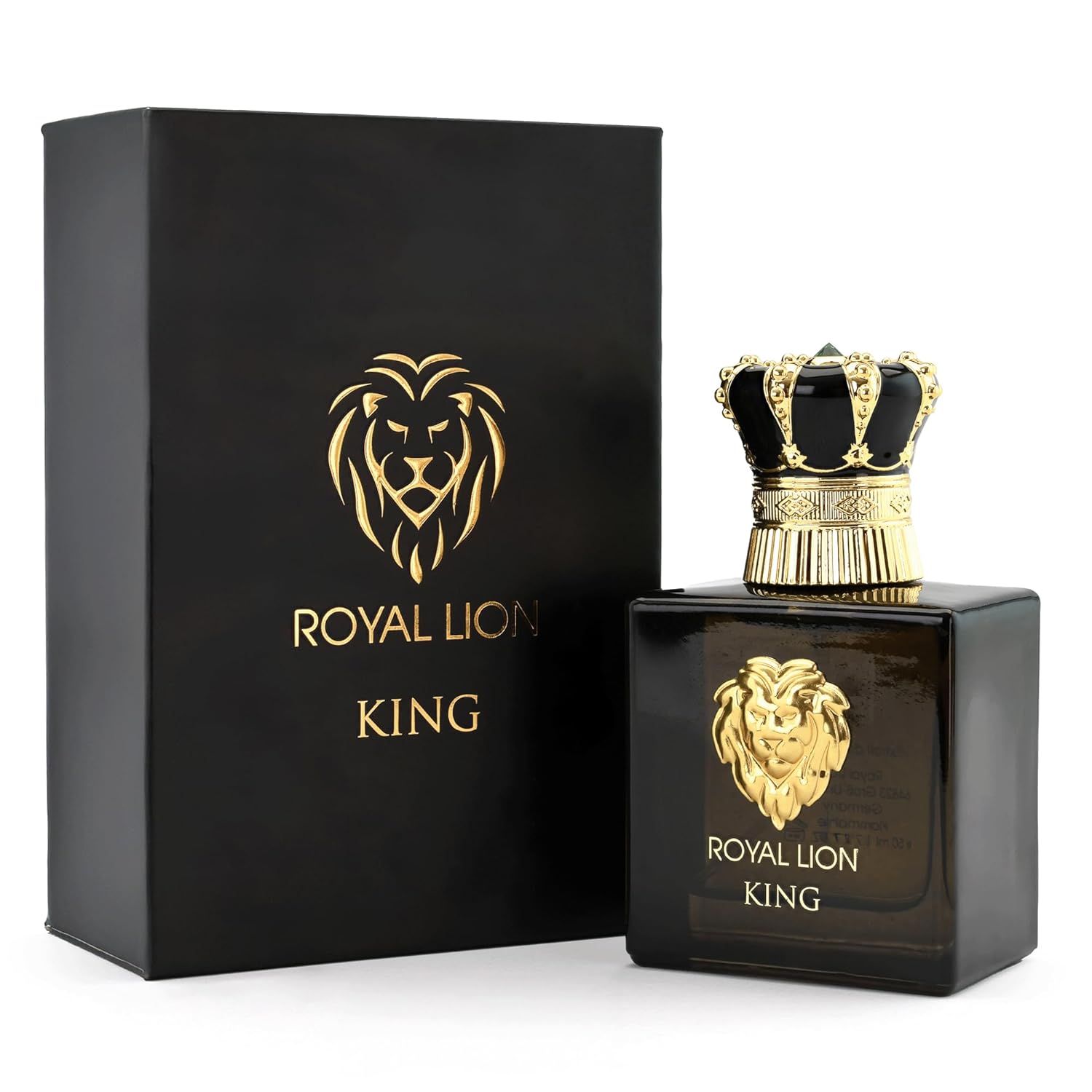 ROYAL LION KING Extrait de Parfum for Men - Long Lasting Intense Fresh Spicy & Woody - Luxury Elixir for Men