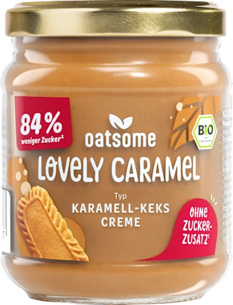 Oatsome Caramel biscuit cream, Lovely Caramel, 190 g