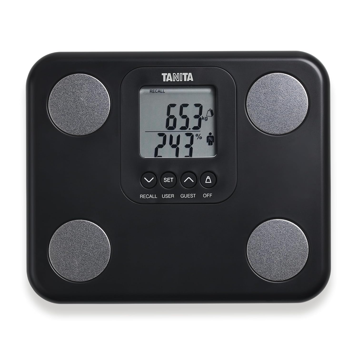 tanita Store TANITA BC-730 Body Compression Monitor Lightweight and Compact with Travel Bag, Internal Scan, Easy to Read Display, 9 Measurements, Black