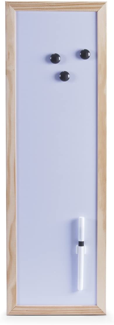 Zeller 11122 Magnetic White Board 60 X 20 Cm Natural